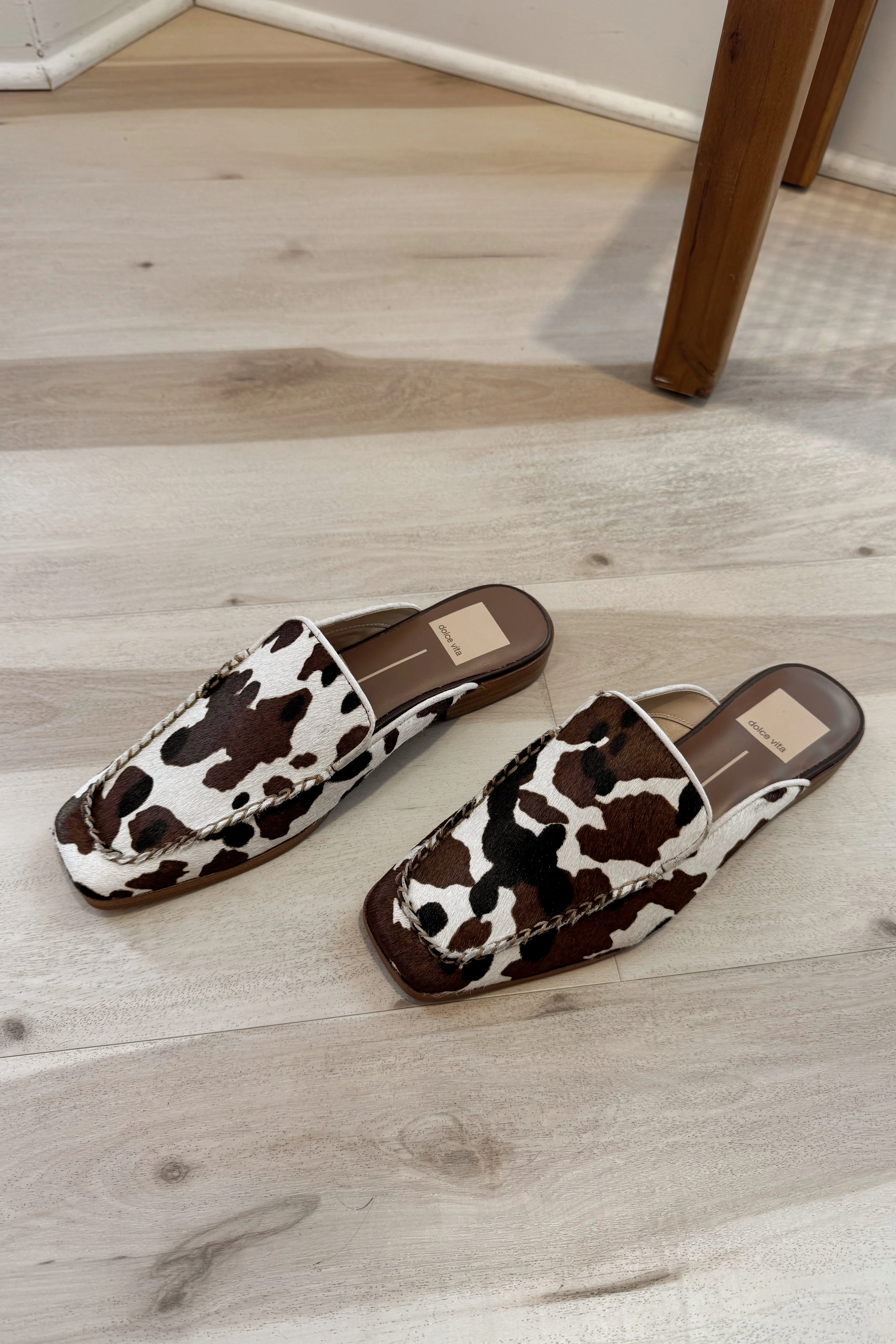 Dolce Vita Bradly Cocoa Taurus Calf Hair Flats - Image 6