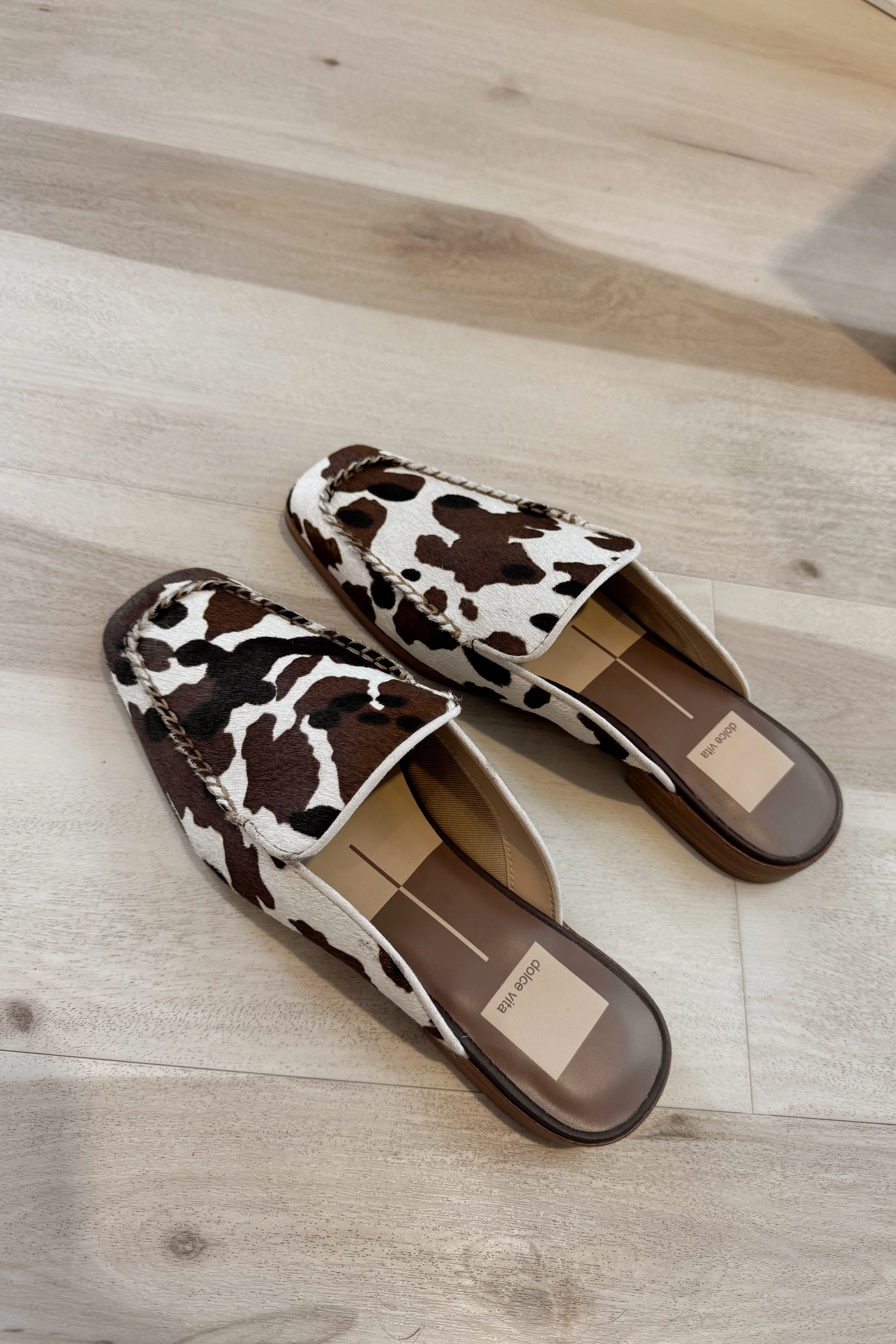 Dolce Vita Bradly Cocoa Taurus Calf Hair Flats - Image 8