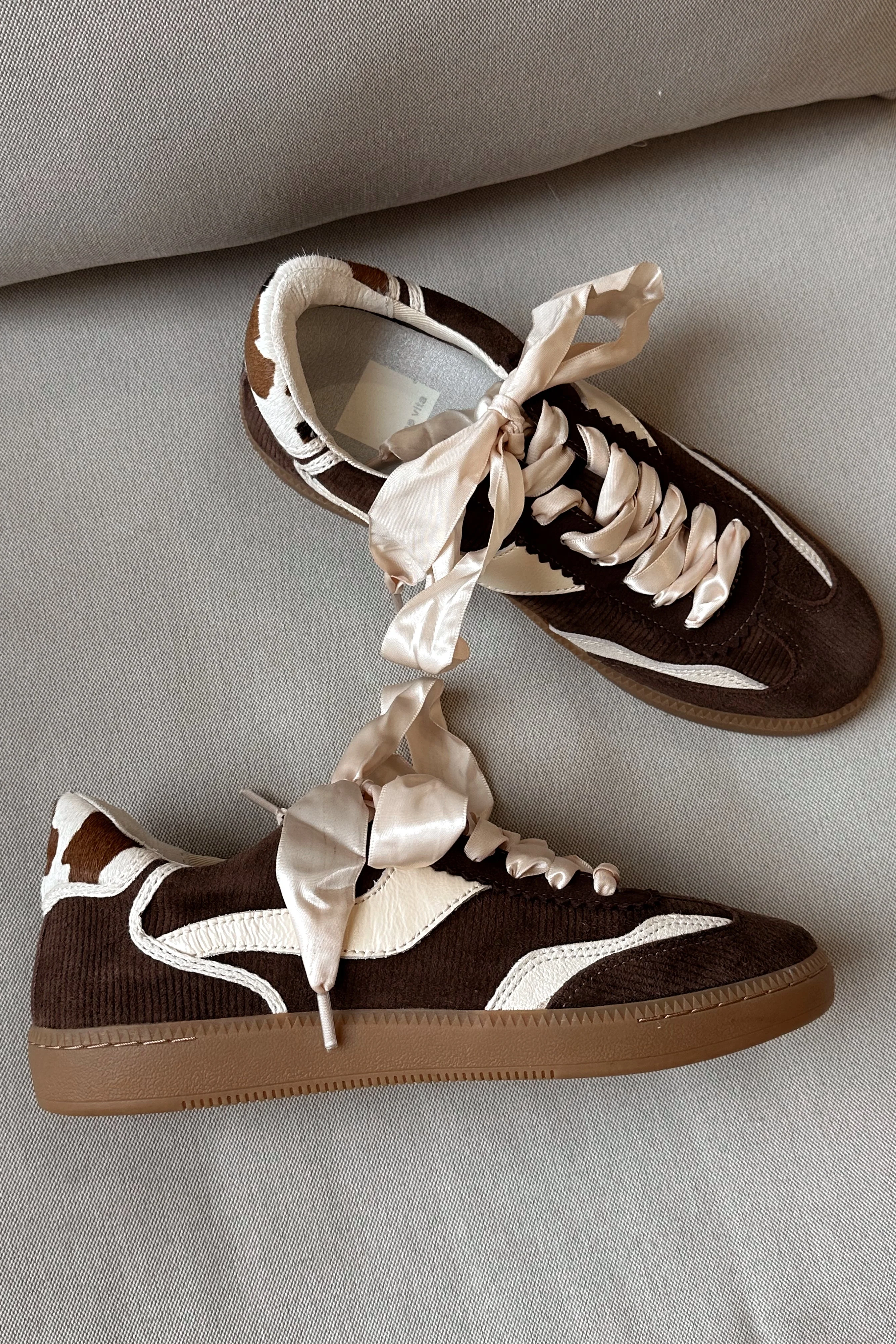 Dolce Vita Notice Chocolate Corduroy Sneaker