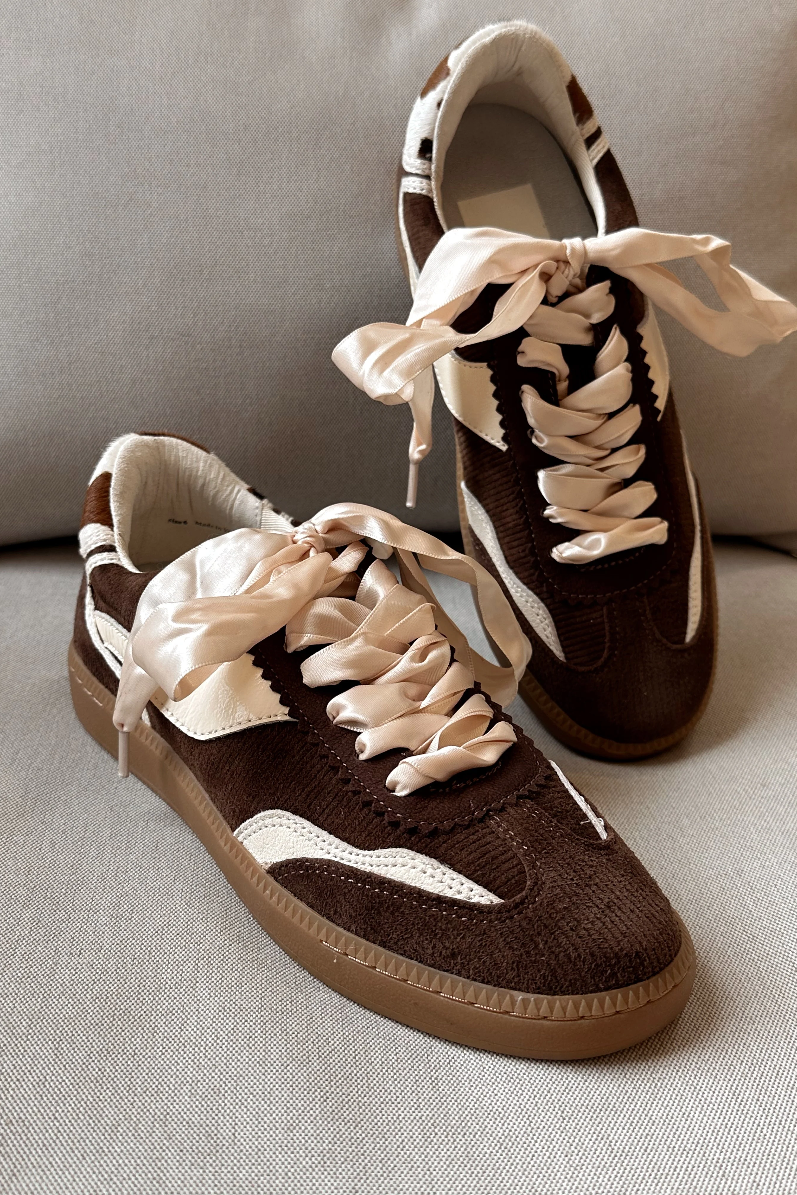 Dolce Vita Notice Chocolate Corduroy Sneaker - Image 8