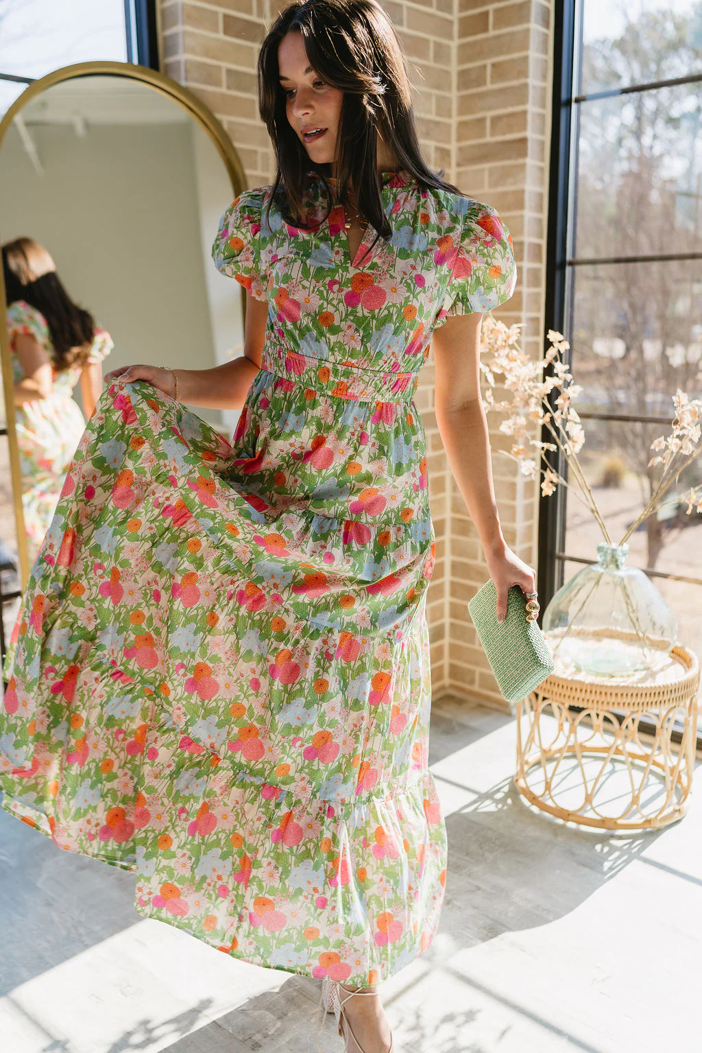 Drea Floral Multi Tiered Maxi Dress - Image 7
