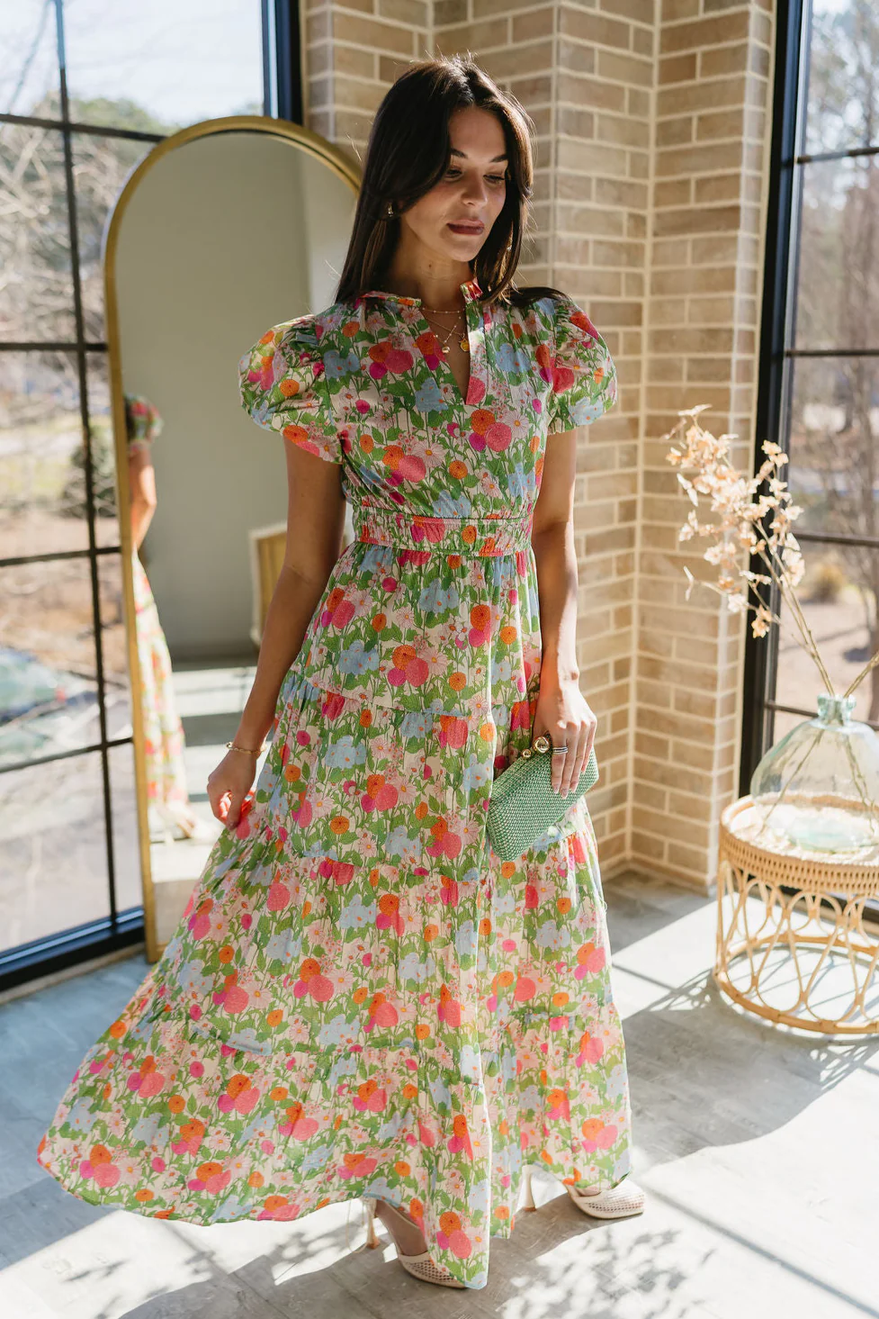 Drea Floral Multi Tiered Maxi Dress - Image 9