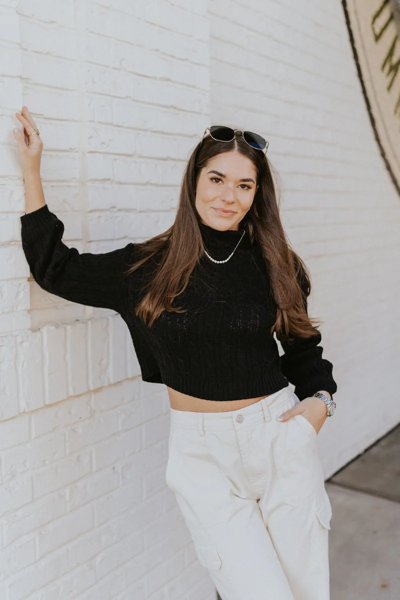 Dream Big Sweater in Black - Image 2
