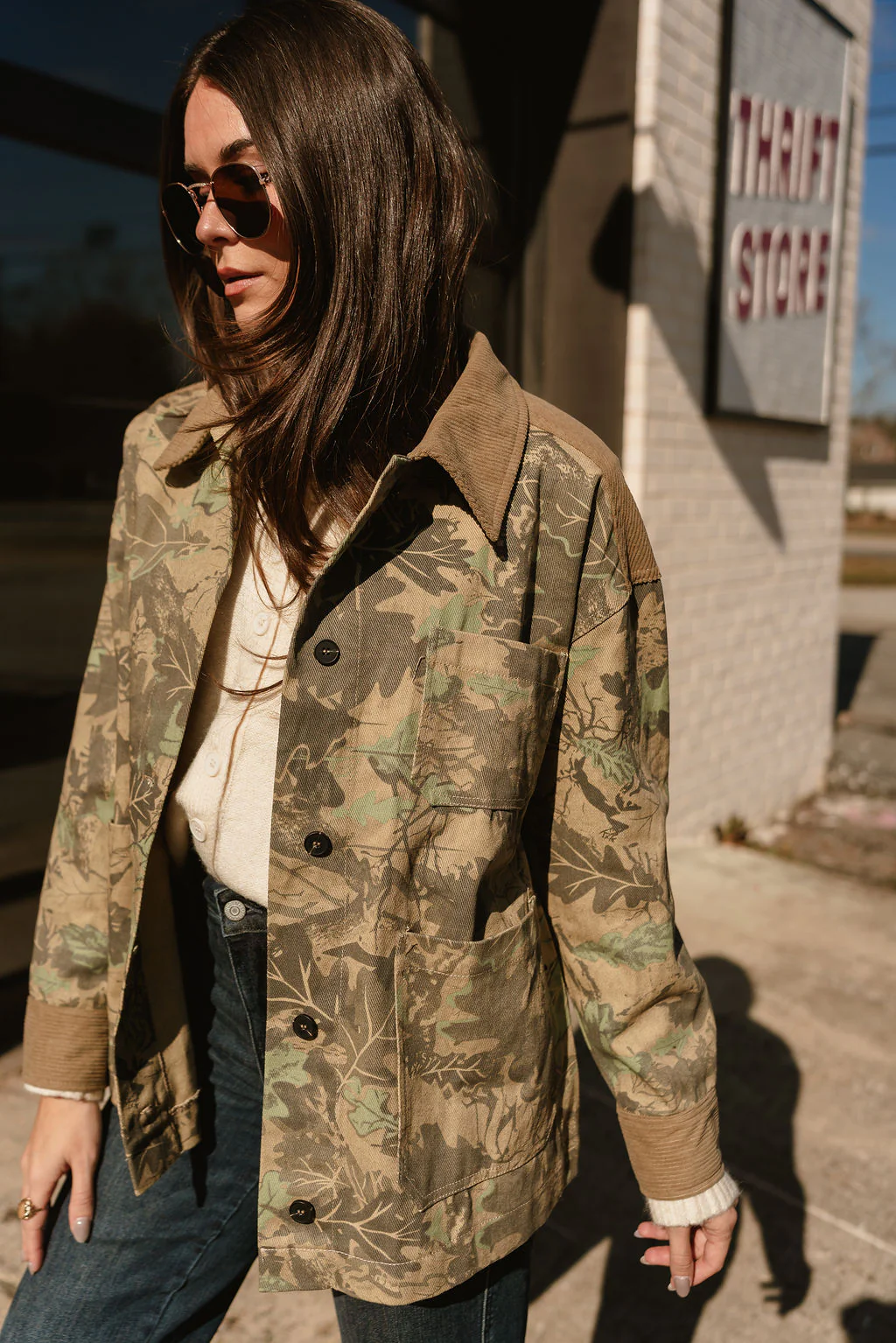 Drew Camo & Corduroy Barn Jacket - Image 3