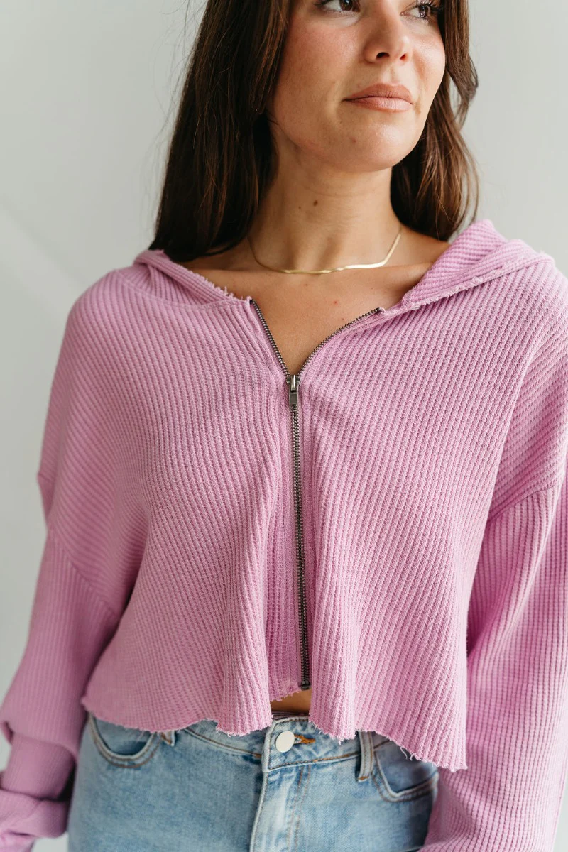 Keep Me In Mind Sweatshirt in Purple - Image 2