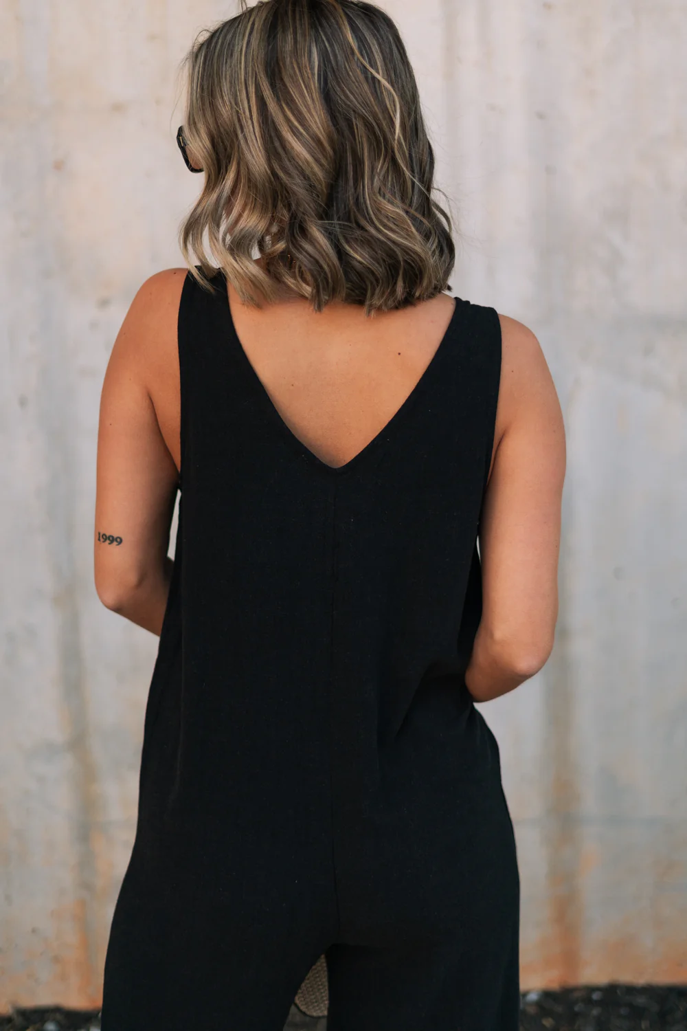 Kinsley Black Sleeveless Jumpsuit - Image 5