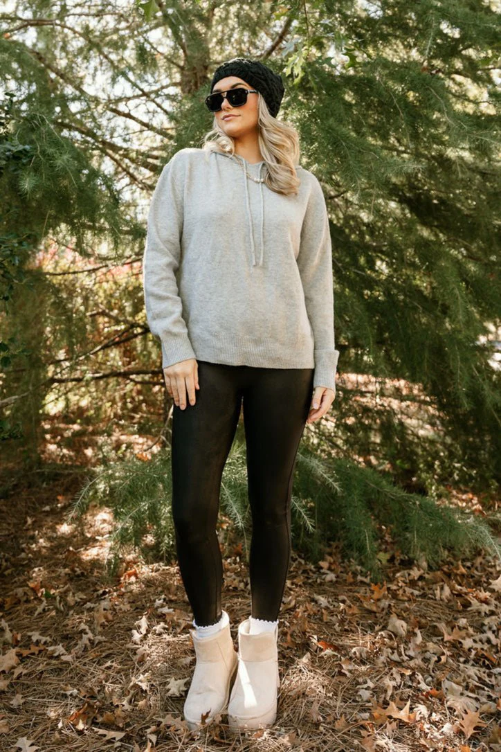 Sloan Heather Grey Hoodie Sweater - Image 4