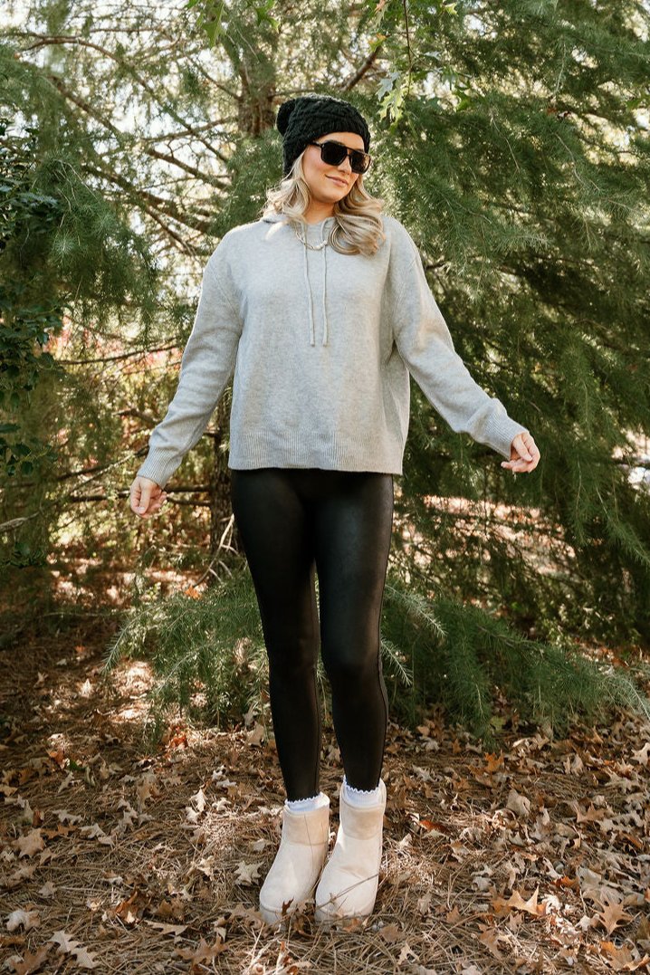 Sloan Heather Grey Hoodie Sweater - Image 5