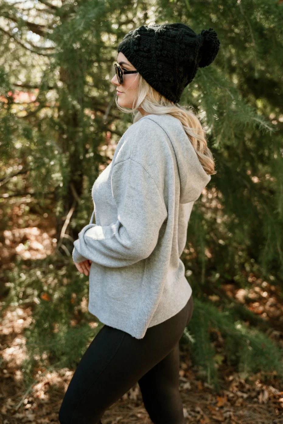 Sloan Heather Grey Hoodie Sweater - Image 8