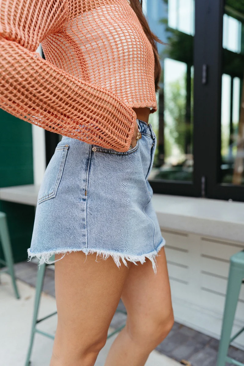 East Coast Denim Skirt - Image 4
