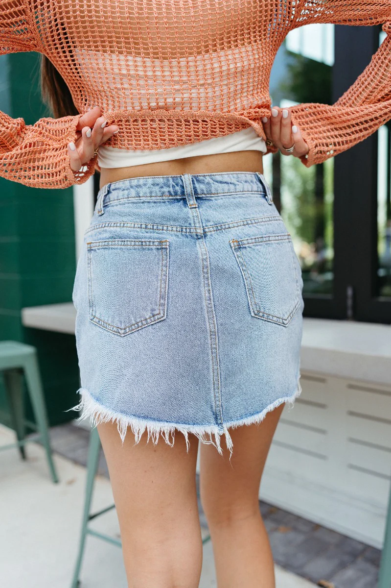 East Coast Denim Skirt - Image 6