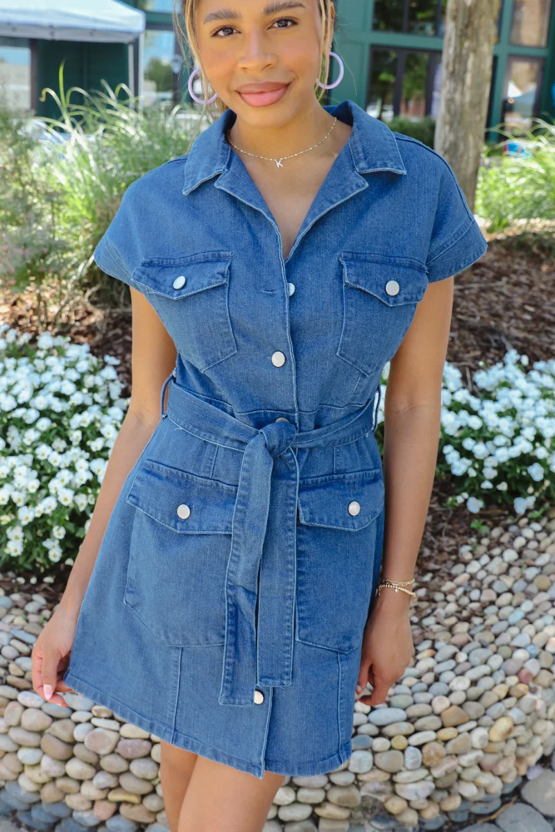 East Side Denim Dress - Image 3