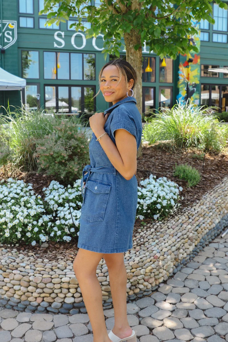 East Side Denim Dress - Image 4