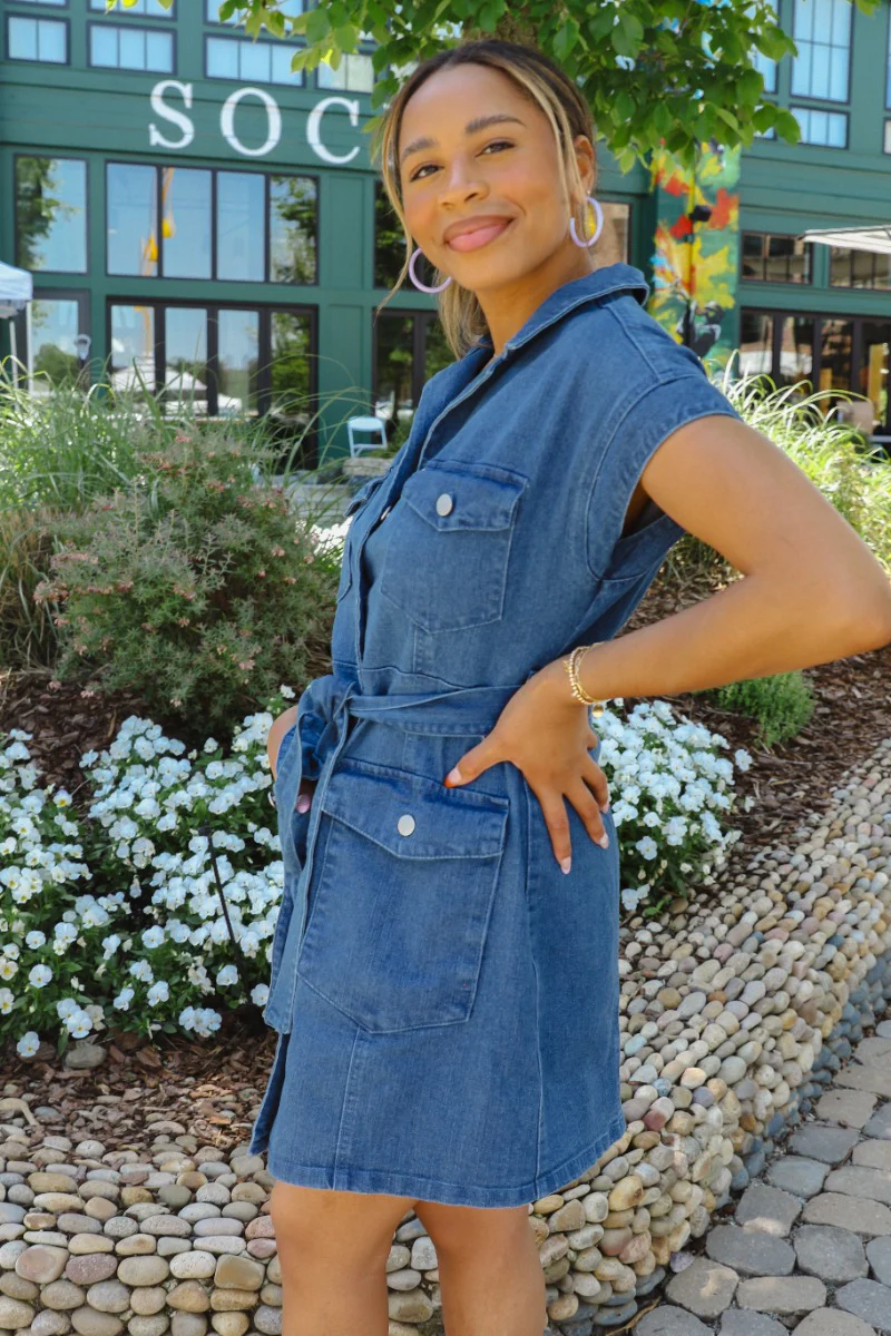 East Side Denim Dress - Image 5