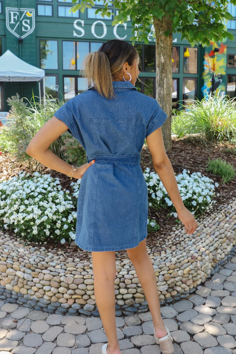 East Side Denim Dress - Image 6