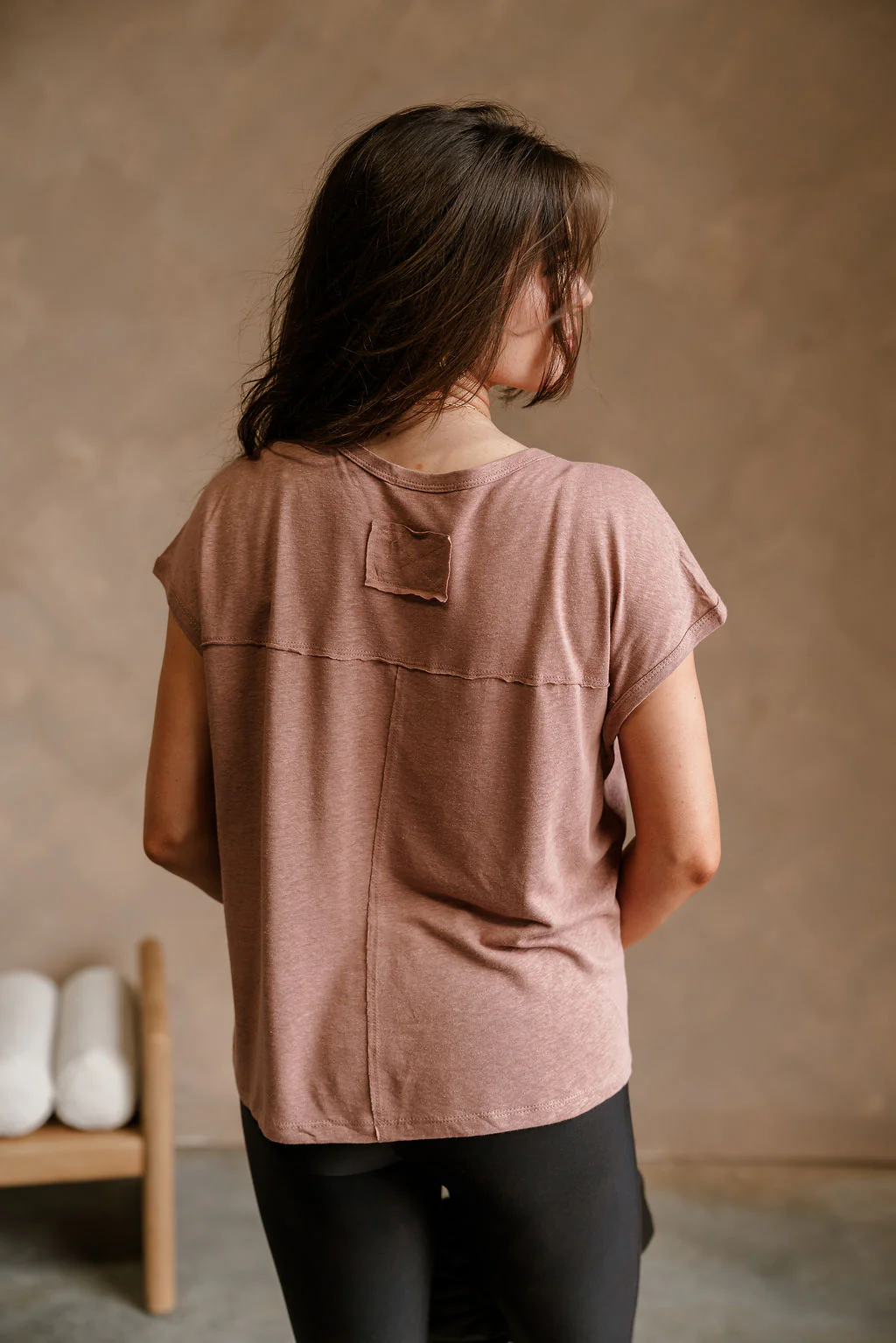 Elena Brown Short Sleeve Tee - Image 6