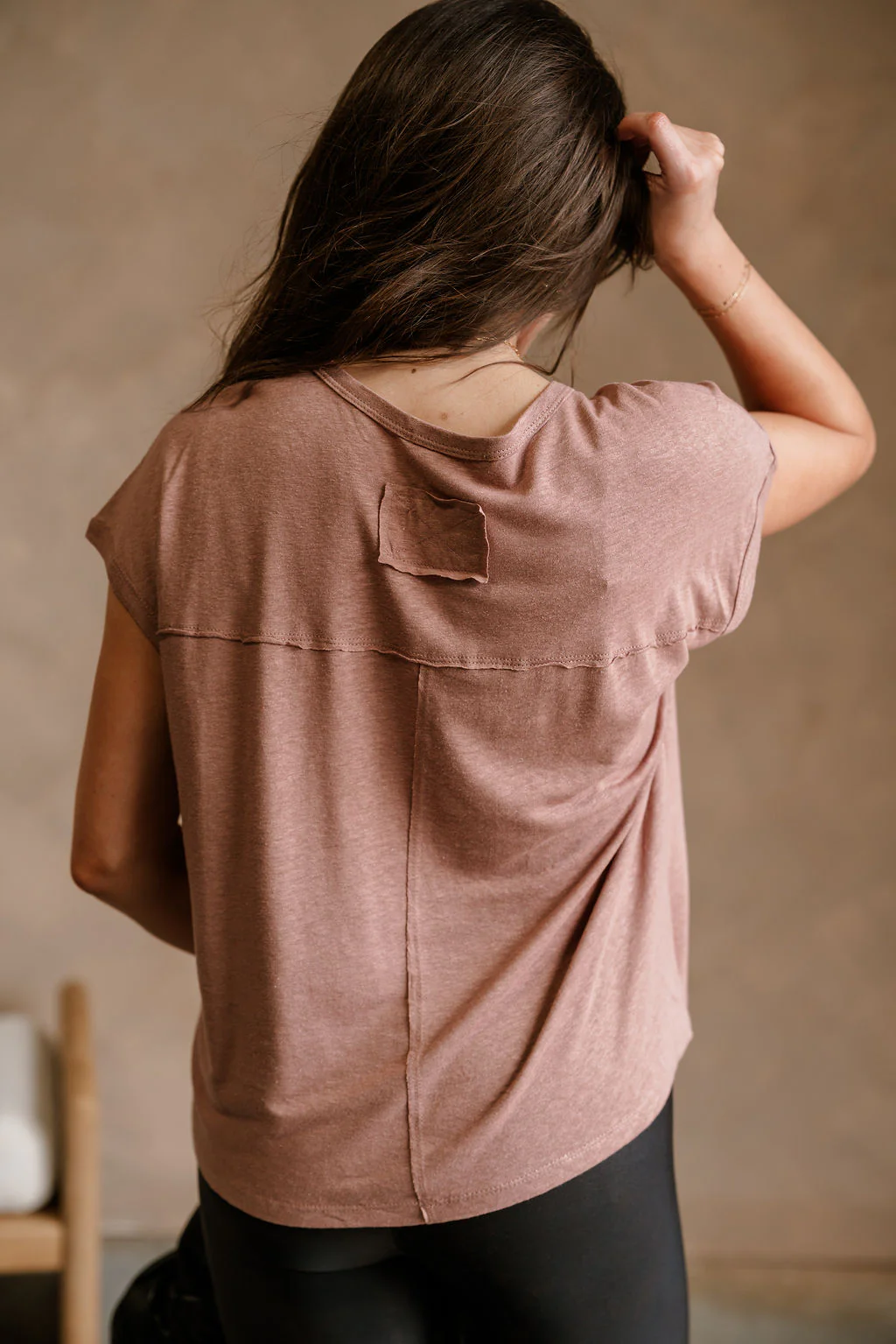 Elena Brown Short Sleeve Tee - Image 7