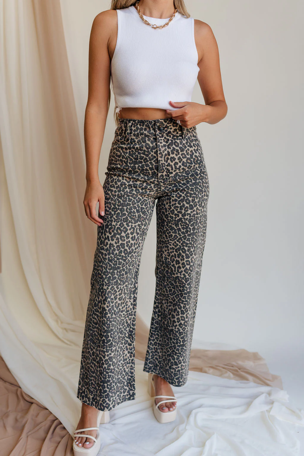 Elena Leopard Pants - Image 2