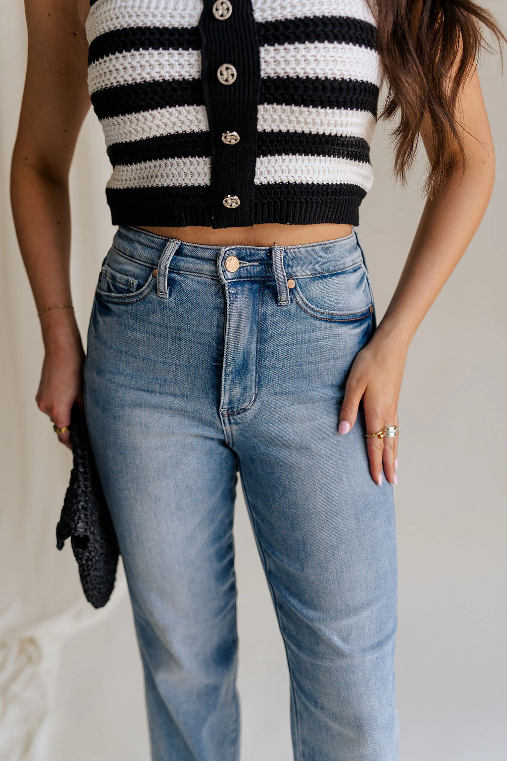 Eliana Medium Wash Straight Leg Jeans - Image 2