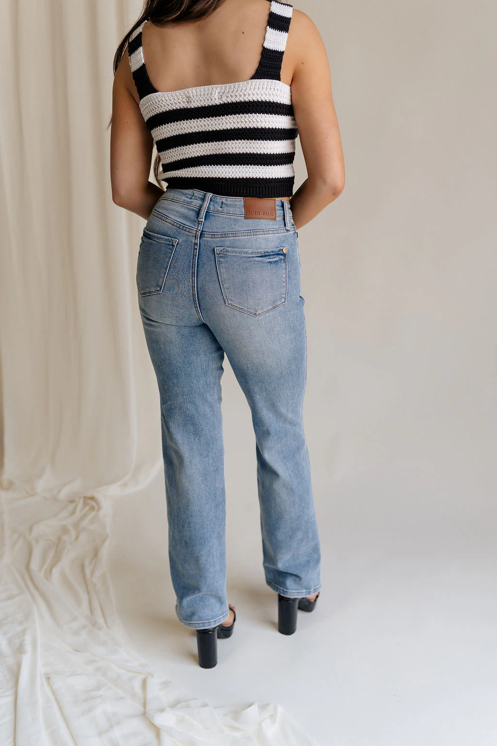 Eliana Medium Wash Straight Leg Jeans - Image 7
