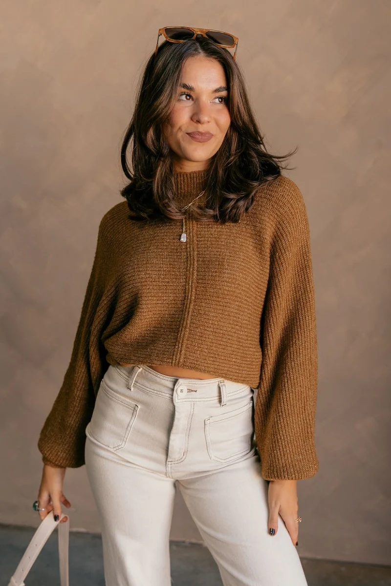 Elliott Brown Mock Neck Sweater - Image 2