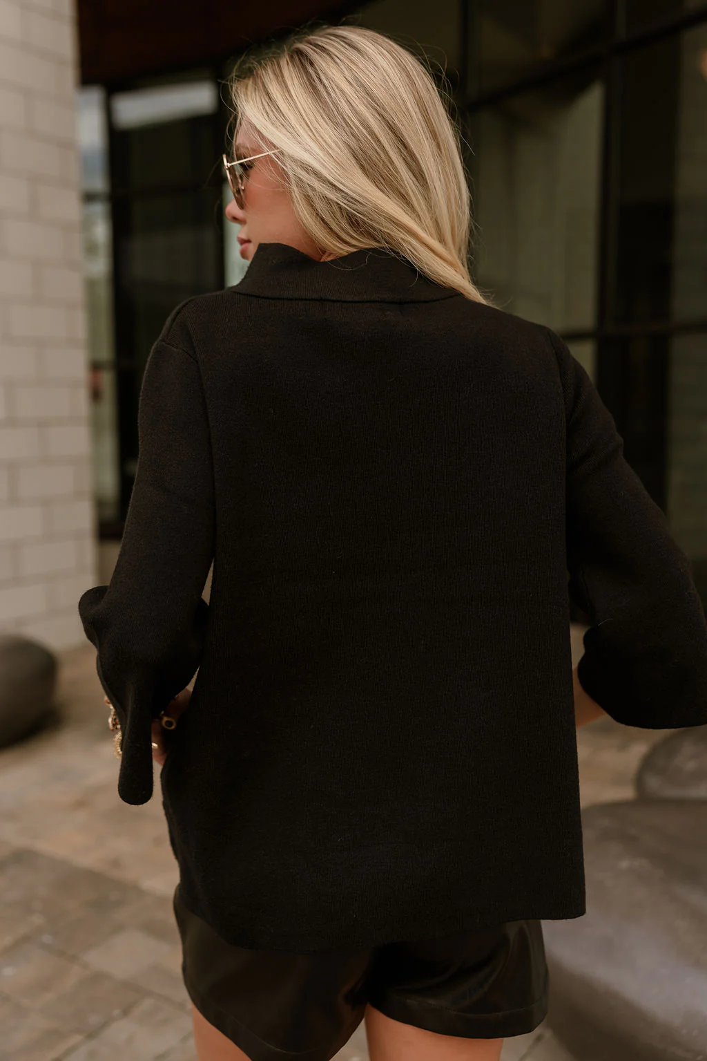 Ember Black Soft Knit Sweater - Image 4
