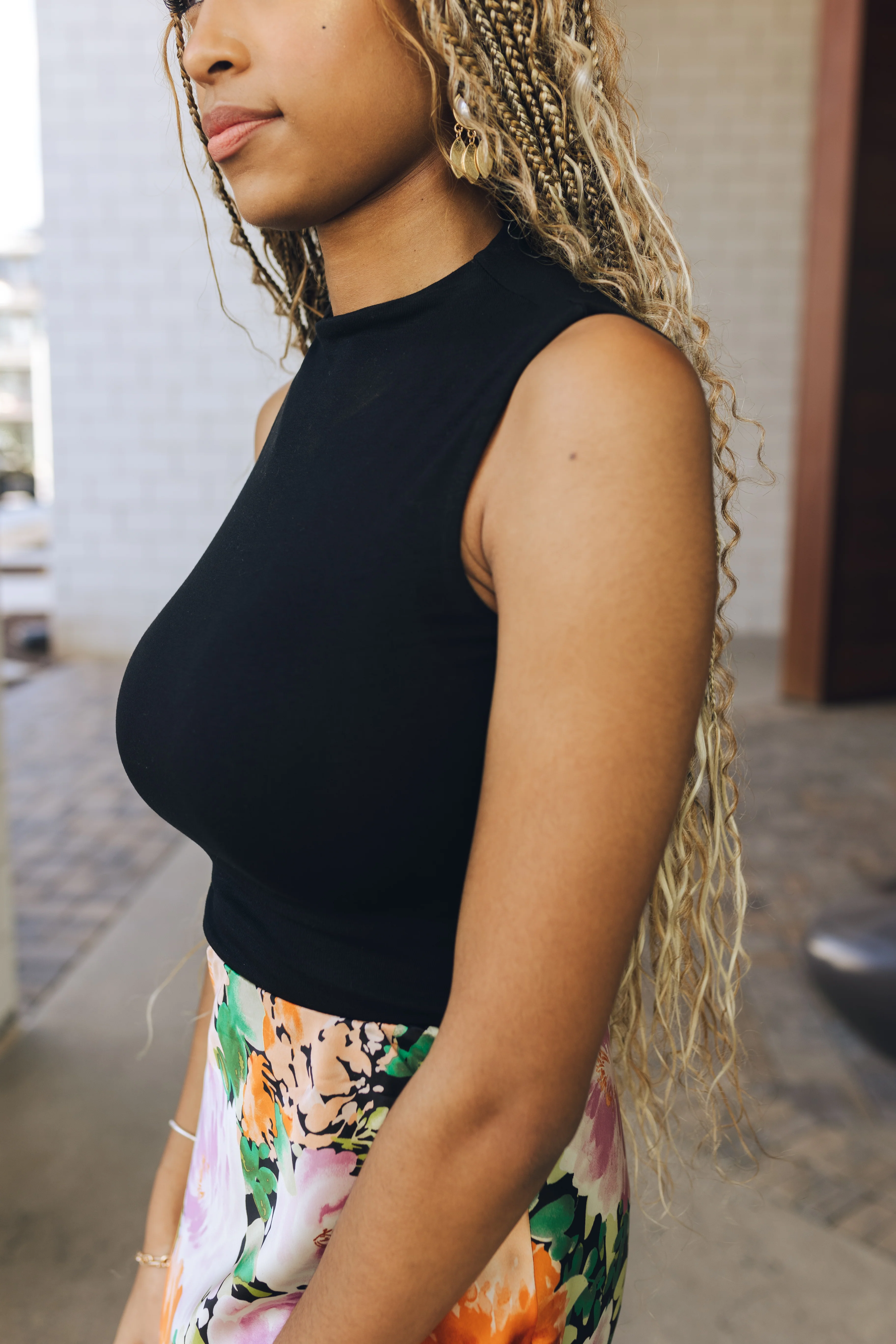 Emerie Black Tank - Image 5