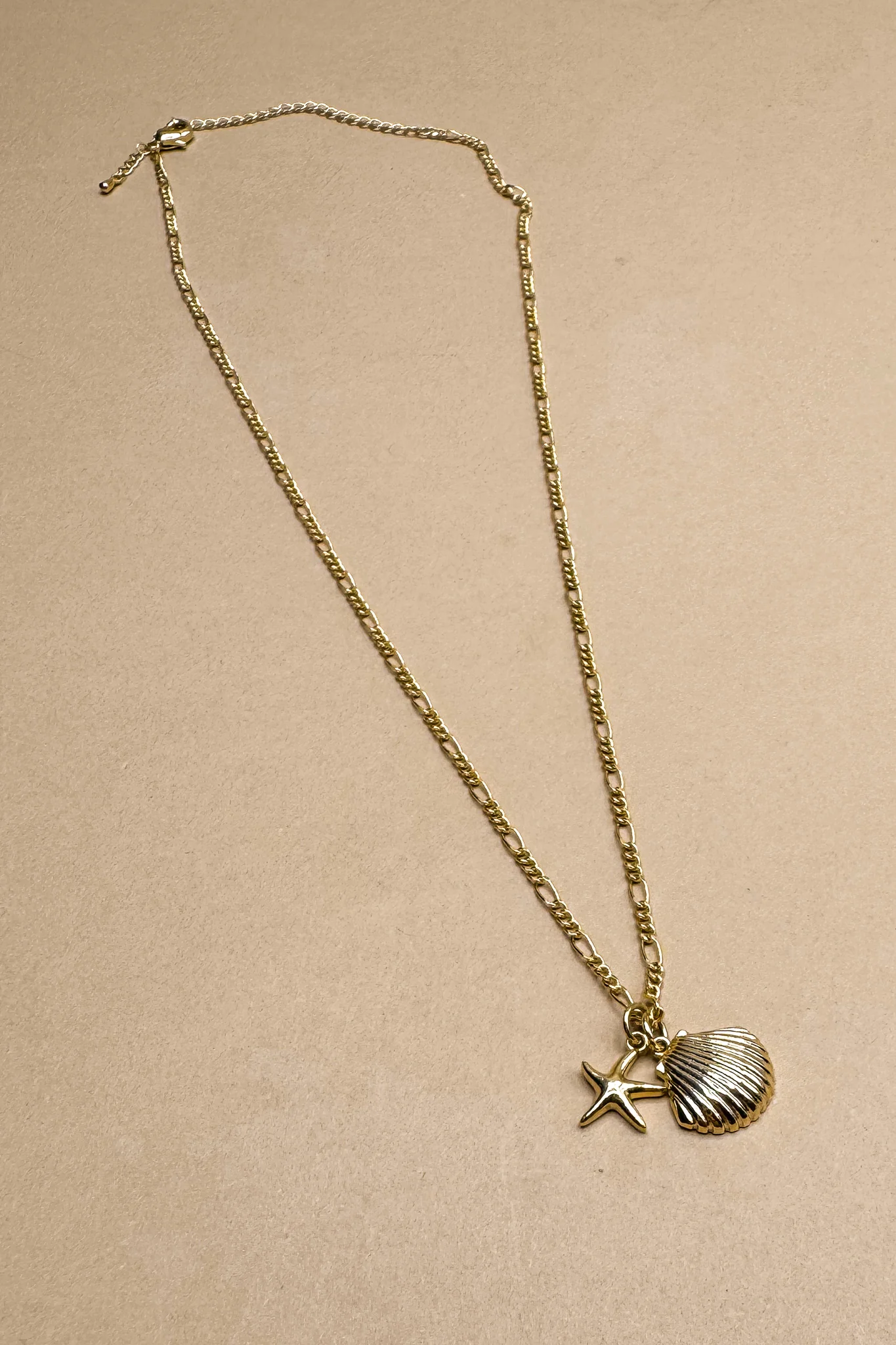 Emma Gold Seashells & Pearl Necklace - Image 2