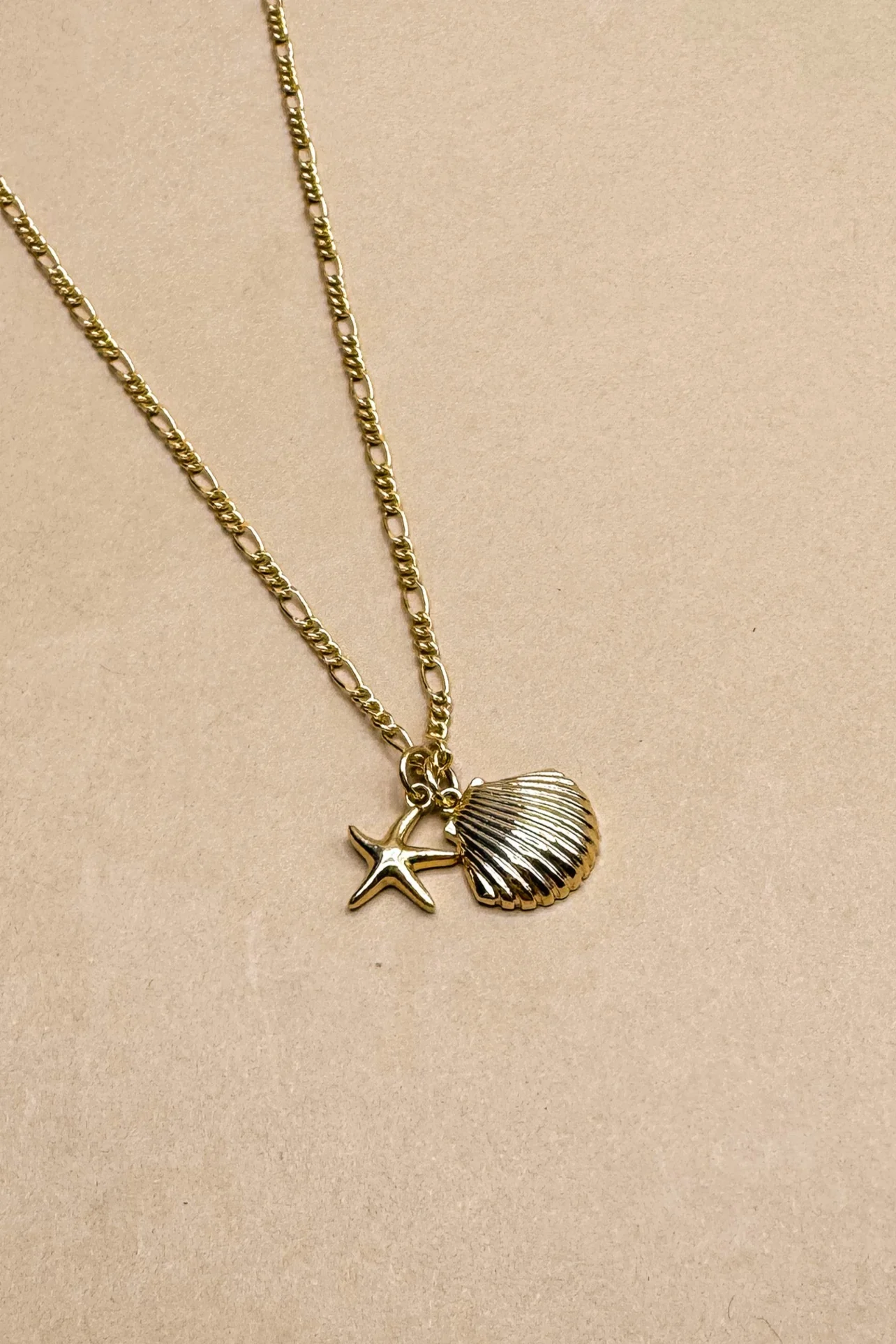 Emma Gold Seashells & Pearl Necklace - Image 3