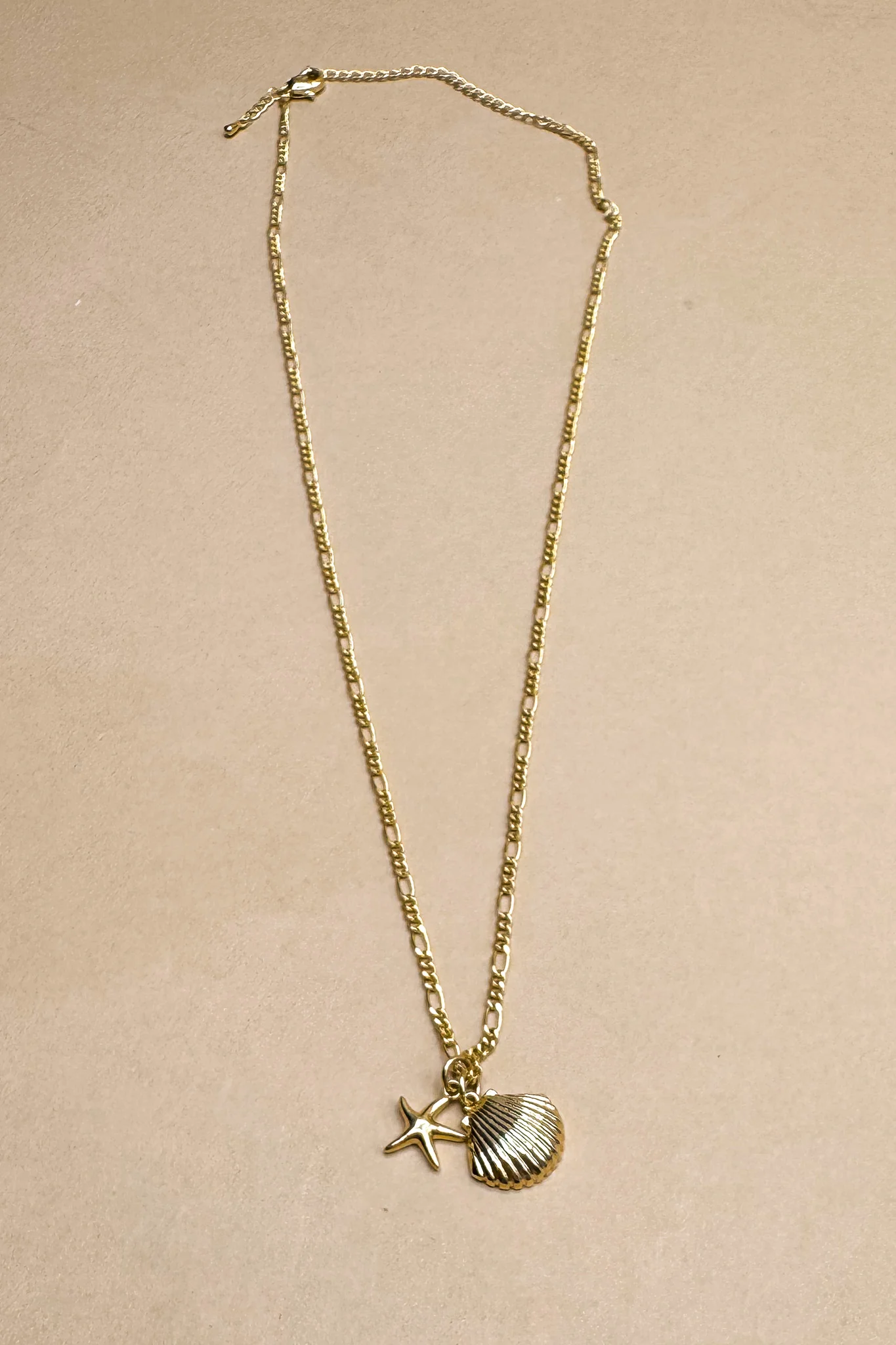 Emma Gold Seashells & Pearl Necklace - Image 4