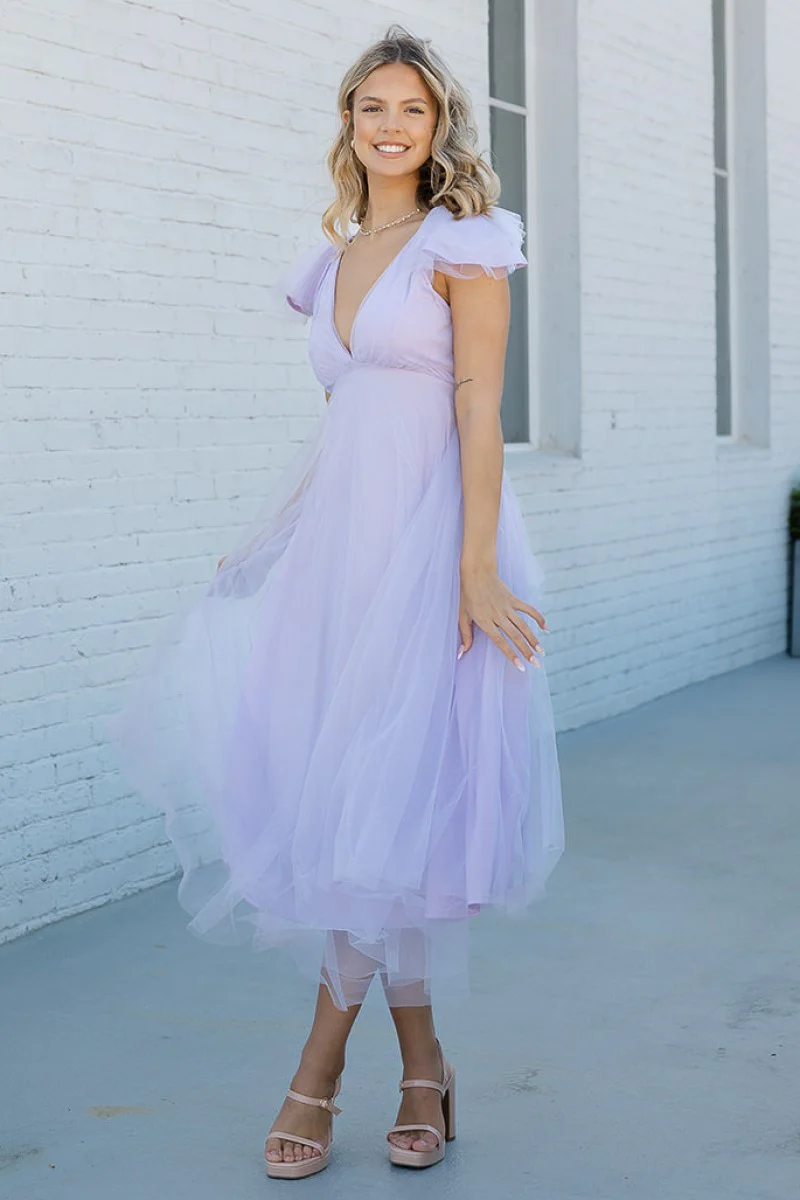 Enchanted Tulle Midi Dress