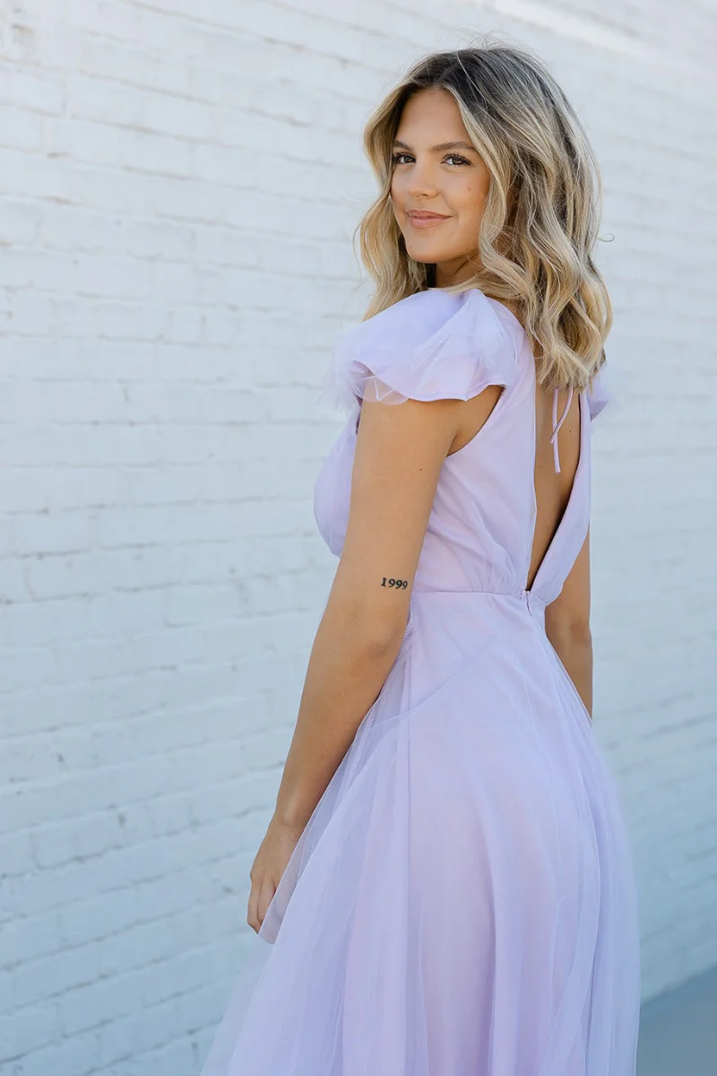 Enchanted Tulle Midi Dress - Image 7