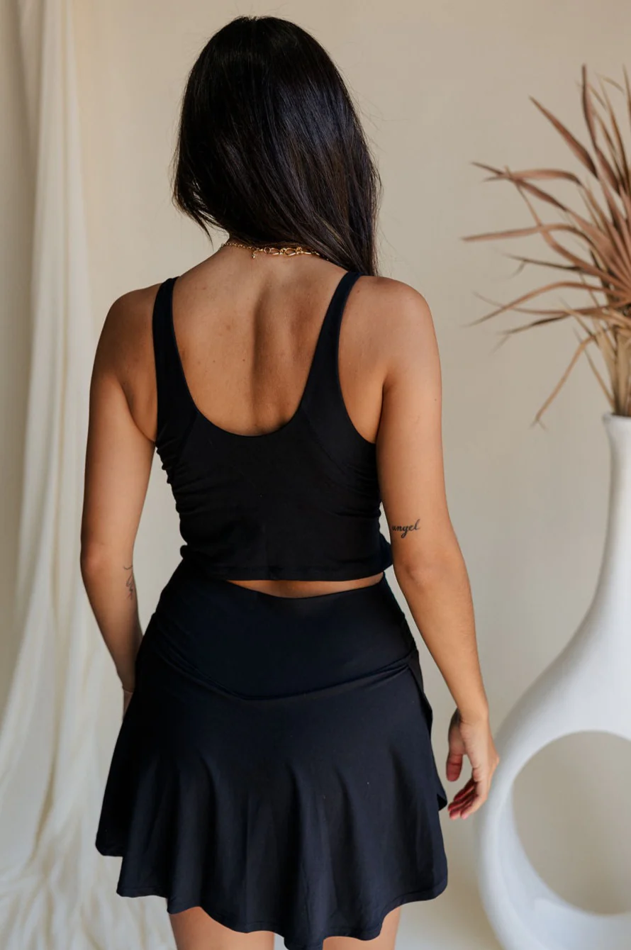 Esme Black Sleeveless Tank - Image 3
