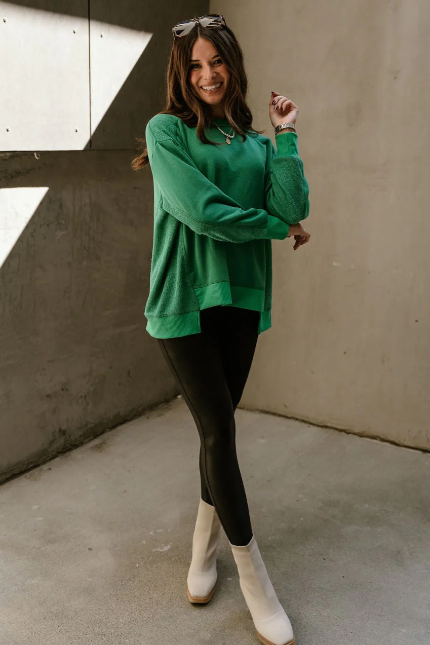 Freya Kelly Green Long Sleeve Sweatshirt - Image 2