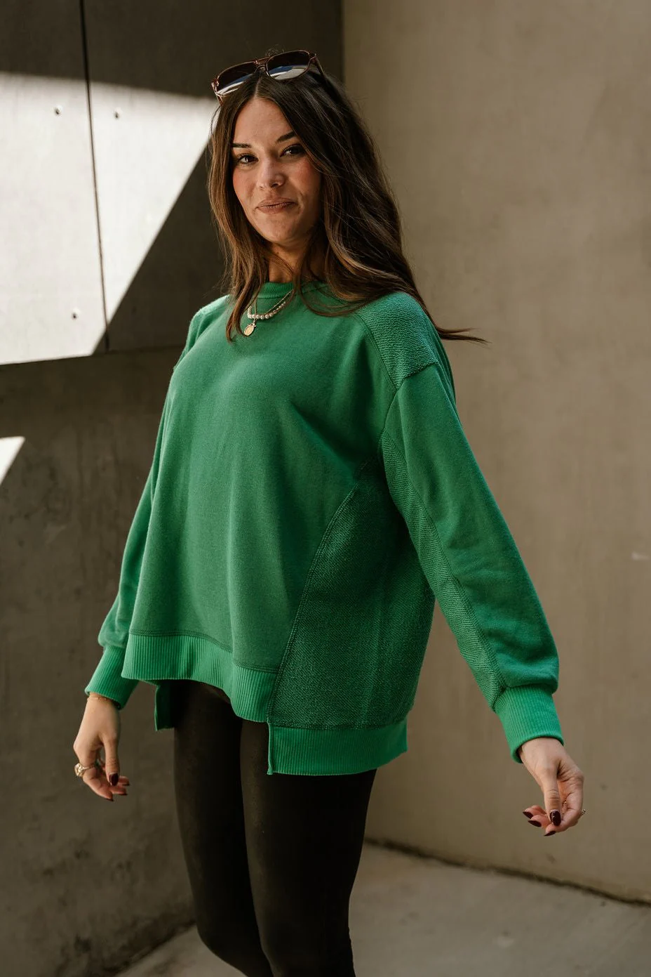 Freya Kelly Green Long Sleeve Sweatshirt - Image 5