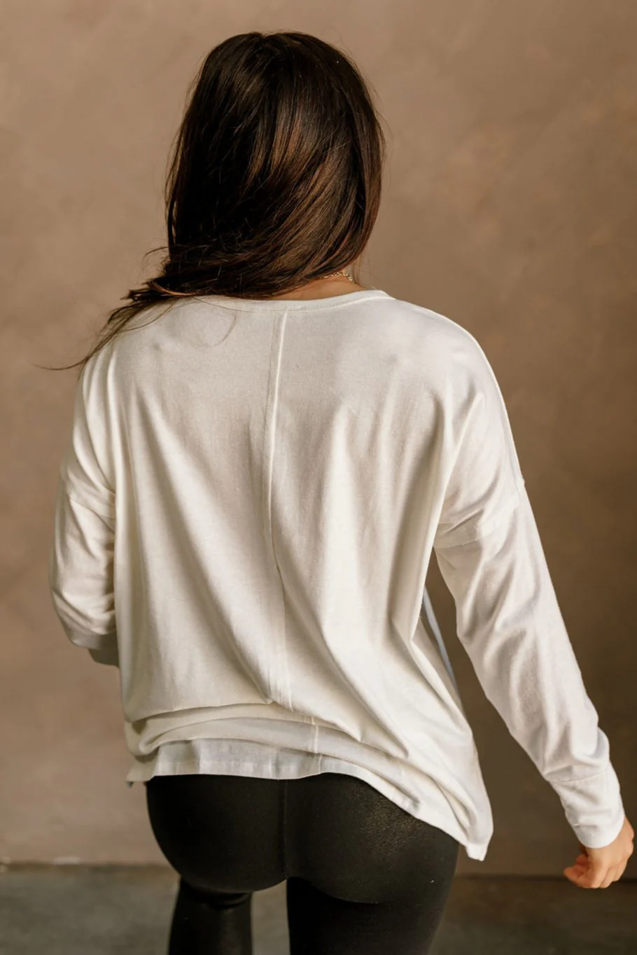 Alina Off White Long Sleeve Top - Image 4