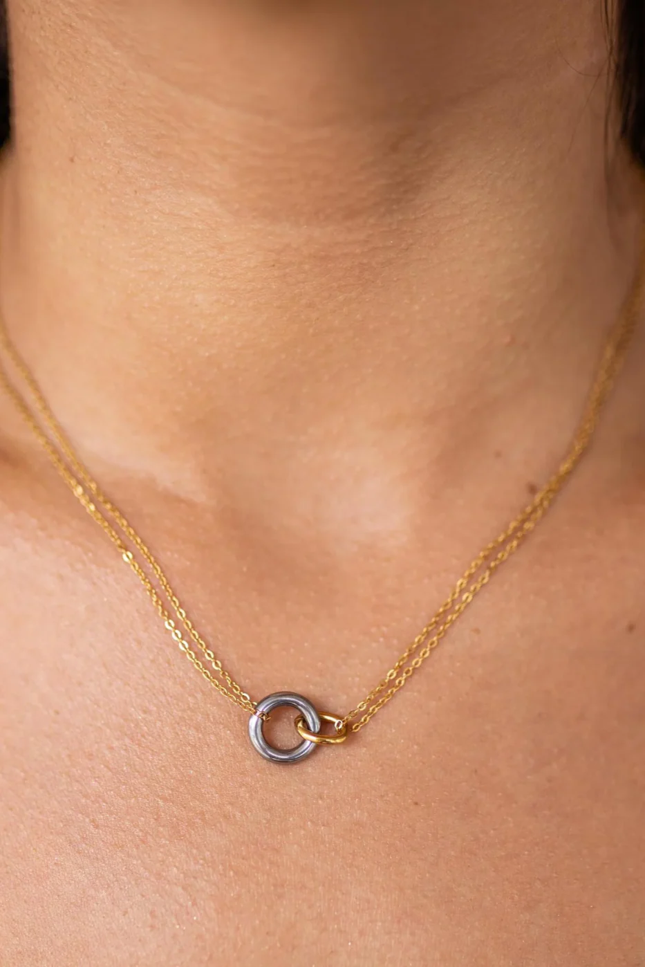 ALCO Everbound Gold & Silver Intermix Necklace - Image 2