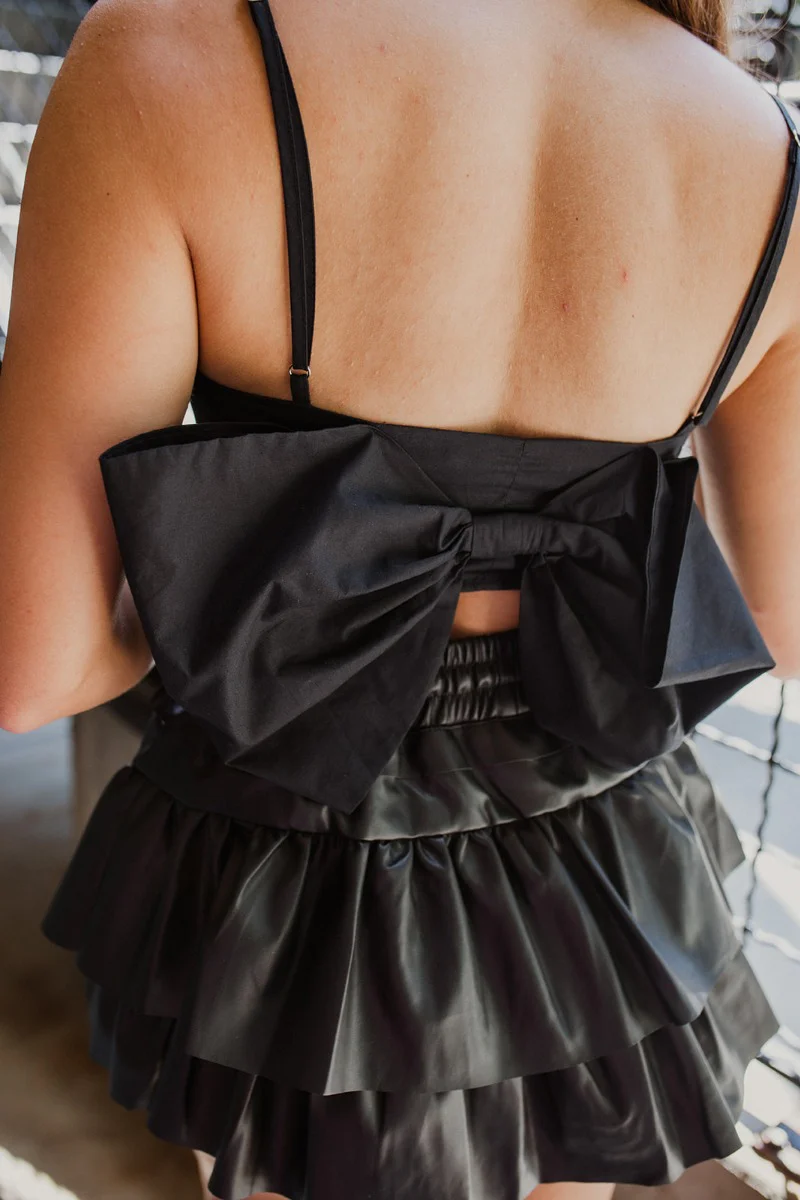 Everlasting Love Bow-Back Crop Top - Image 3