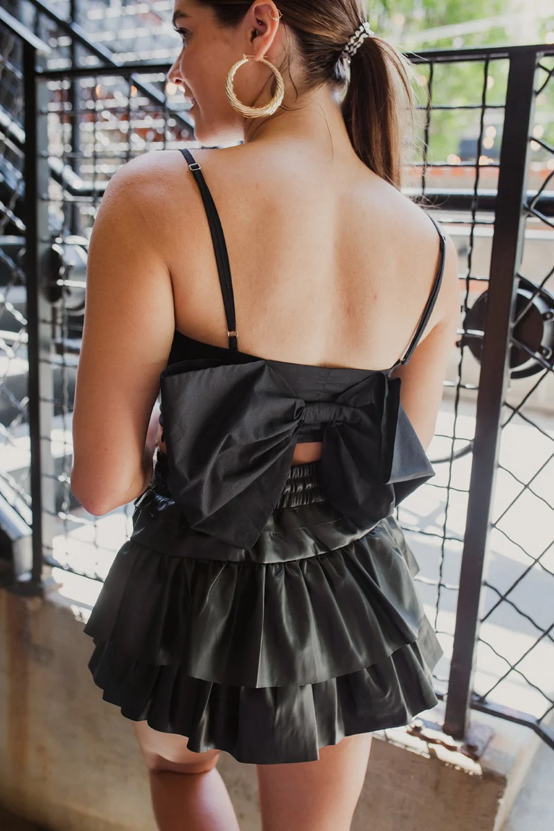 Everlasting Love Bow-Back Crop Top - Image 4
