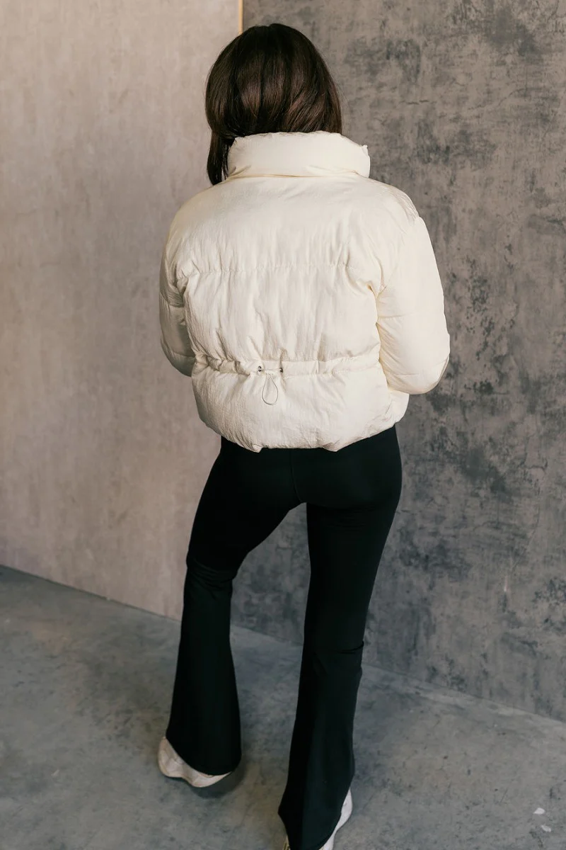 Fairbanks Cream Puffer Long Sleeve Jacket - Image 6