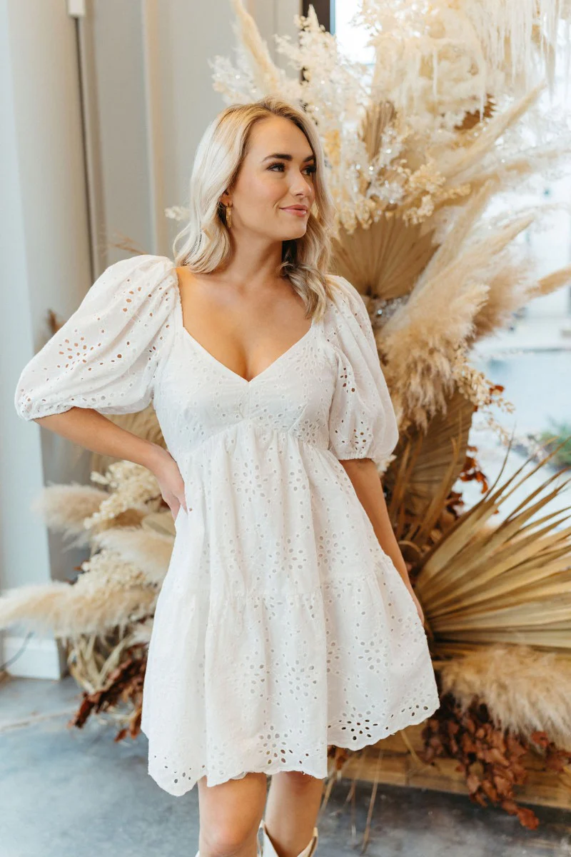 Fairytale Ending Eyelet Dress - Image 3