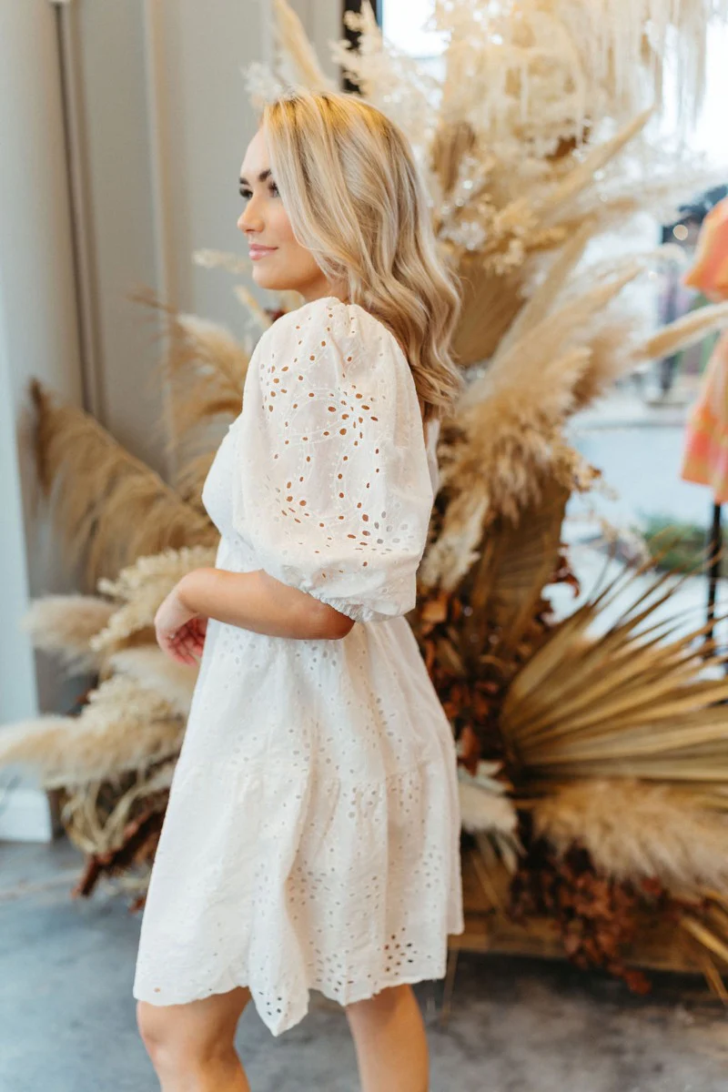 Fairytale Ending Eyelet Dress - Image 4