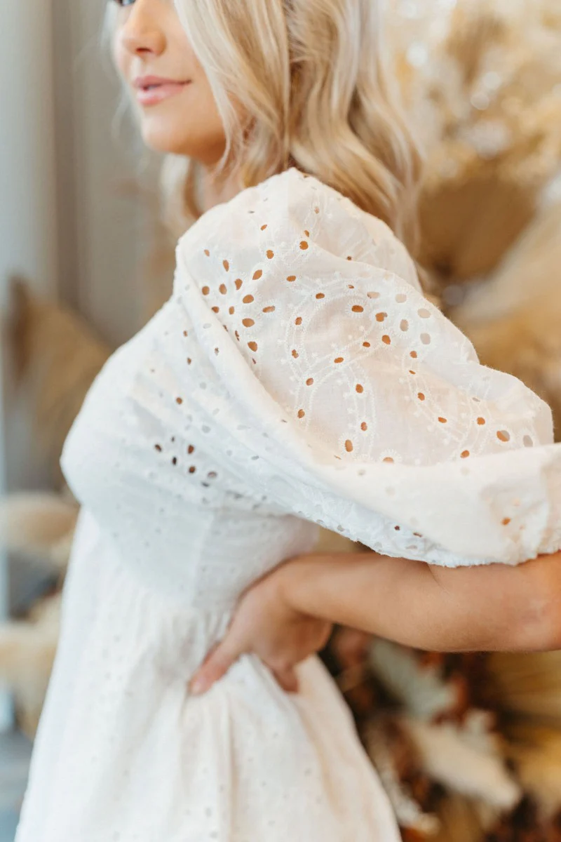 Fairytale Ending Eyelet Dress - Image 5
