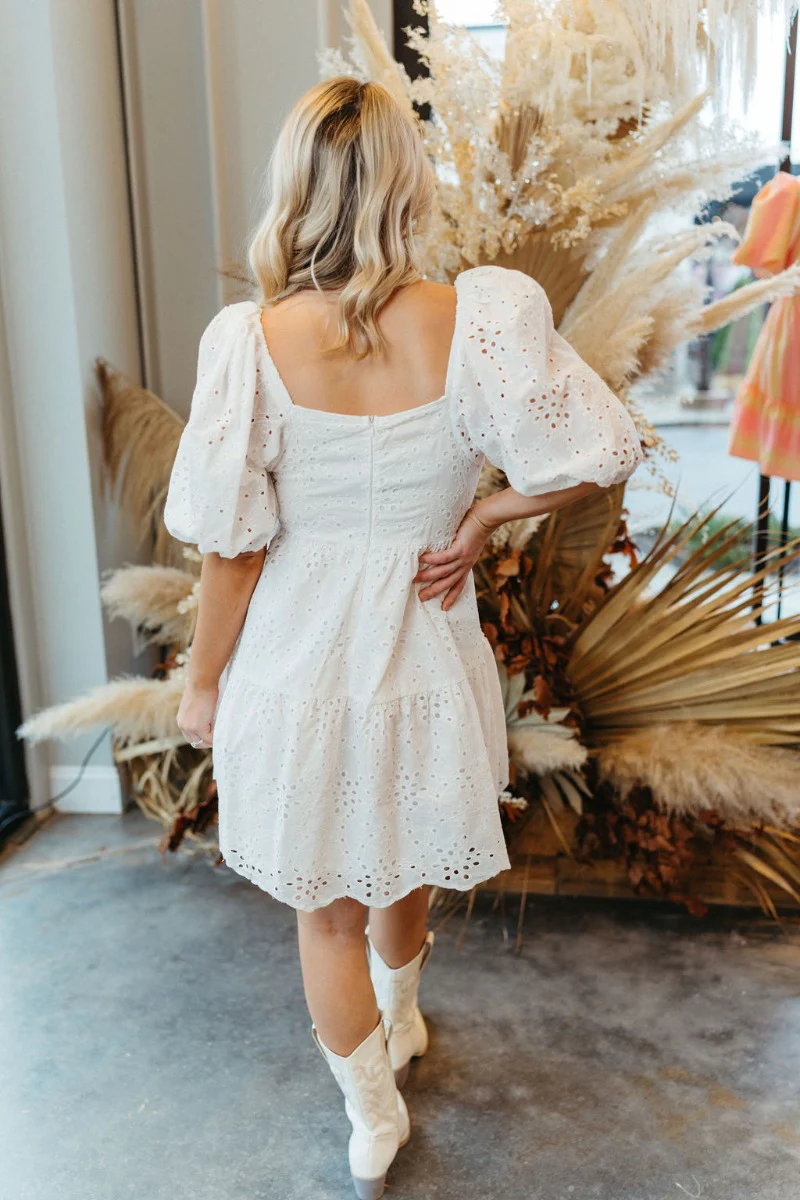 Fairytale Ending Eyelet Dress - Image 7