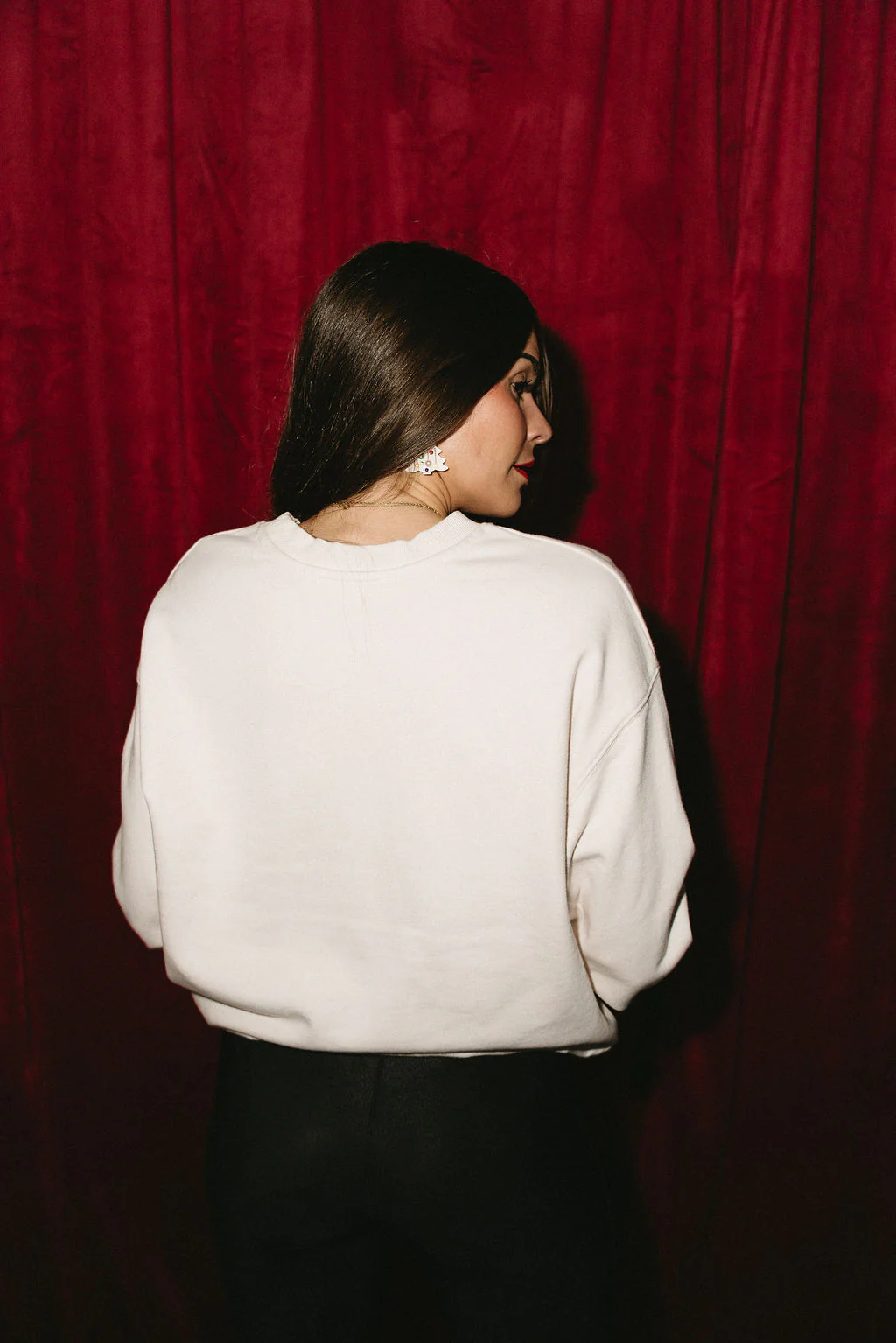 Falala Ivory & Red Sweatshirt - Image 6