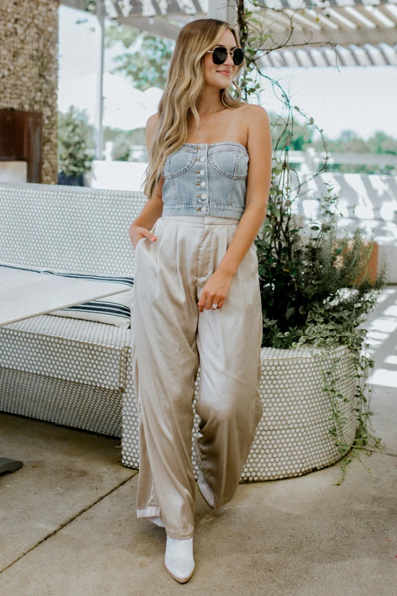 Feeling Fine Satin Pants - Image 2