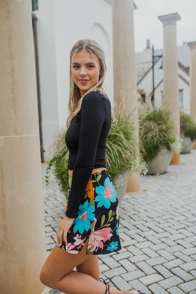 Feeling It Floral Skirt - Image 4