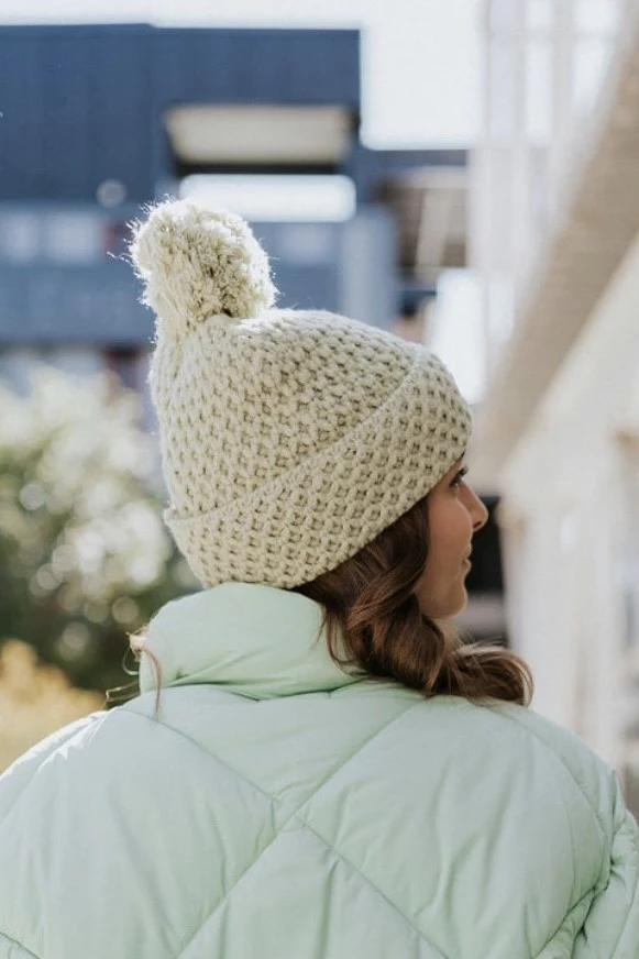 Fireside Beanie in Sage - Image 3