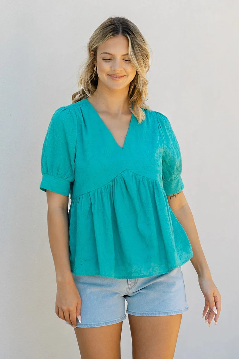 Float On Embroidered Top - Image 2