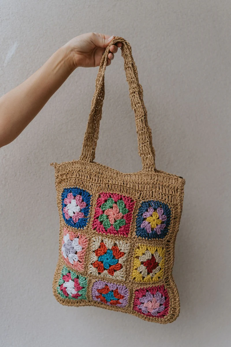 Flower Dreams Purse in Khaki - Image 2